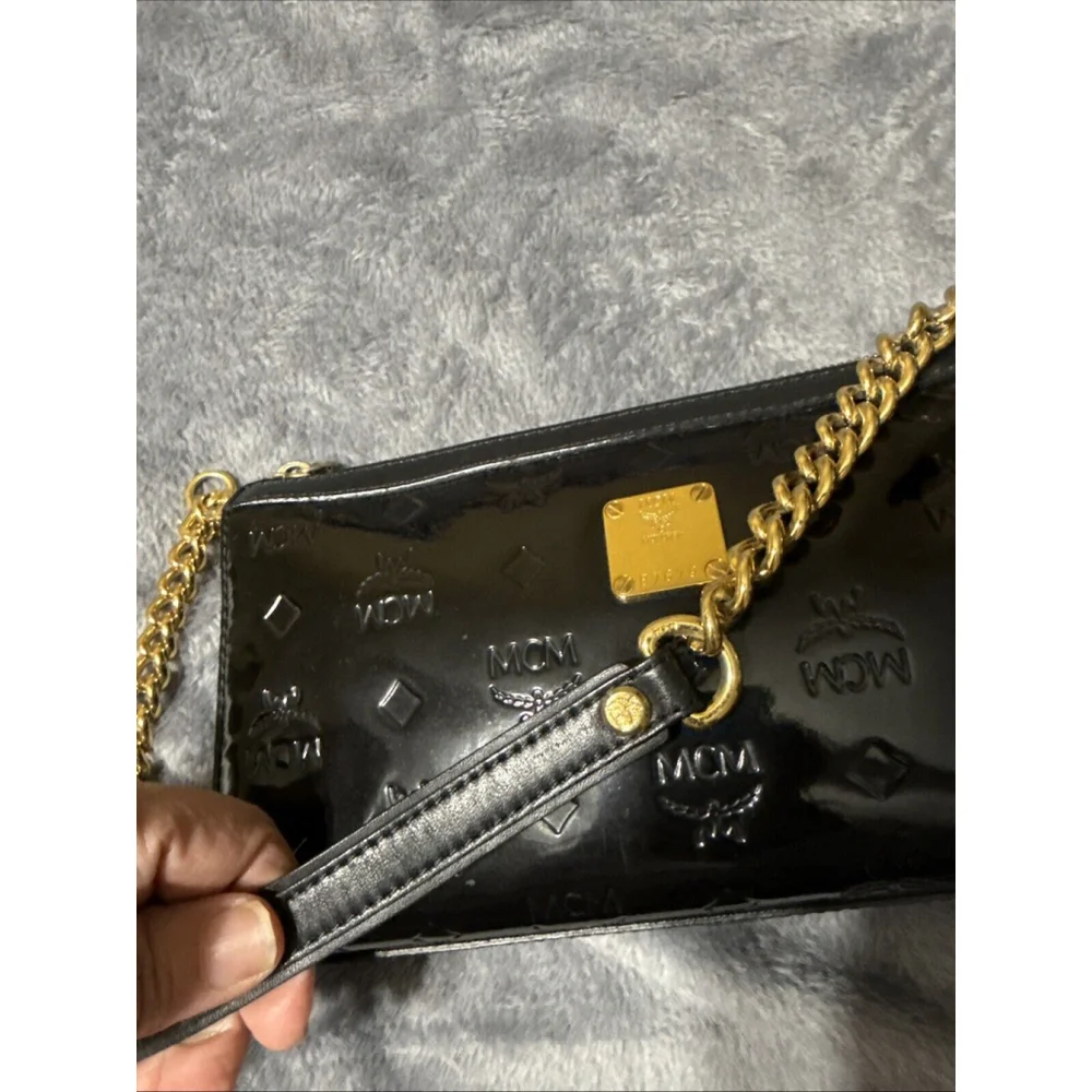 Patten Shoulder Bag  MCM Gold Hardware Gold Chain - Picture 15 of 16